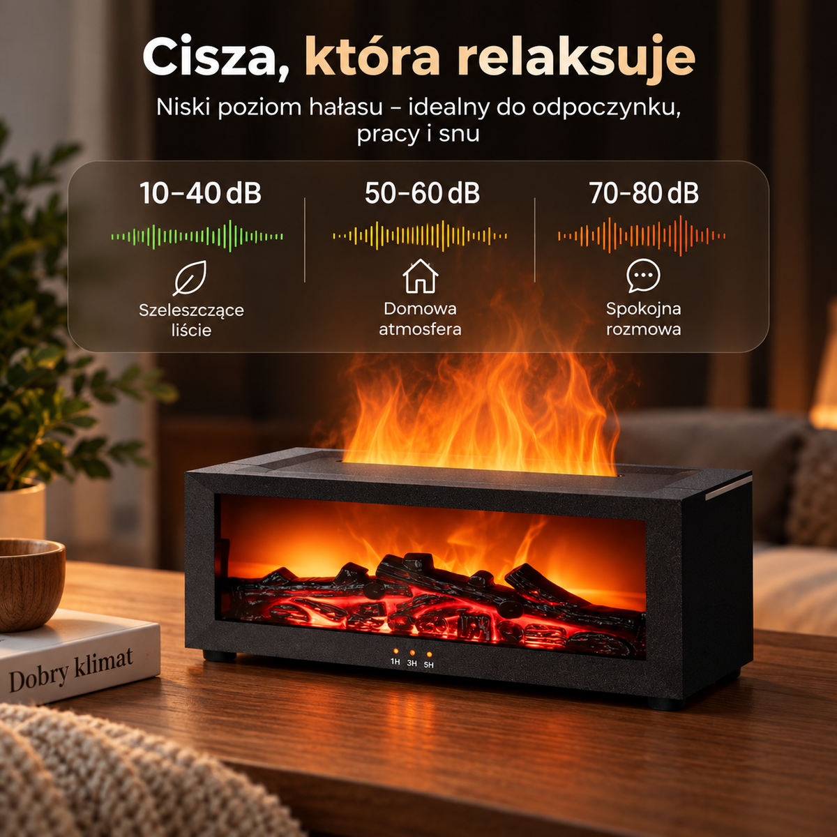 Flamora™ - Dyfuzor z Efektem Kominka