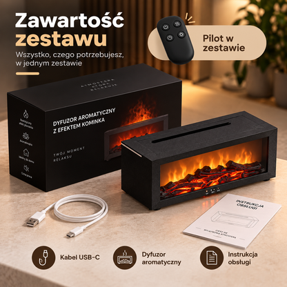 Flamora™ - Dyfuzor z Efektem Kominka